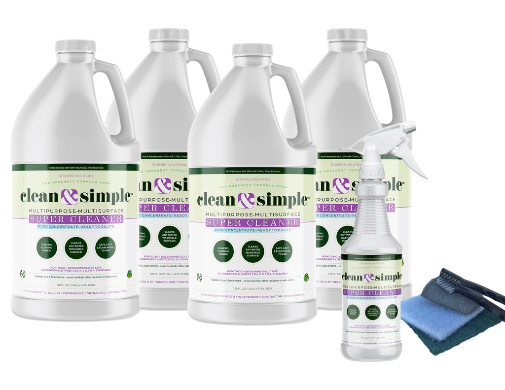 The Eco-Friendly Elixir: clean & simple™ SUPER CLEANER concentrate