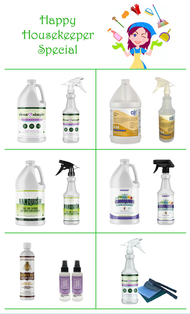 The Happy Housekeeper™ Bundle Professional-Grade Cleaning Power